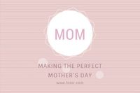 mothers day, gift, wishes, Mother's Day Pink Blog Title Template