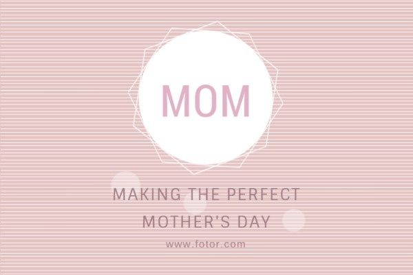 mothers day, gift, wishes, Mother's Day Pink Blog Title Template