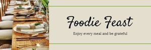 Charity Foodie Feast Invitation Email Header