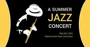 Summer Jazz Concert Facebook Event Cover