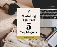 laptop, blogging, carpet, Marketing Tips For Bloggers Facebook Post Template
