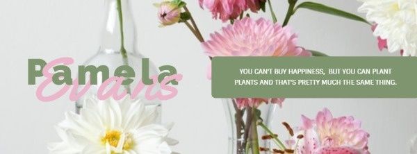 花卉艺术频道横幅 Facebook封面