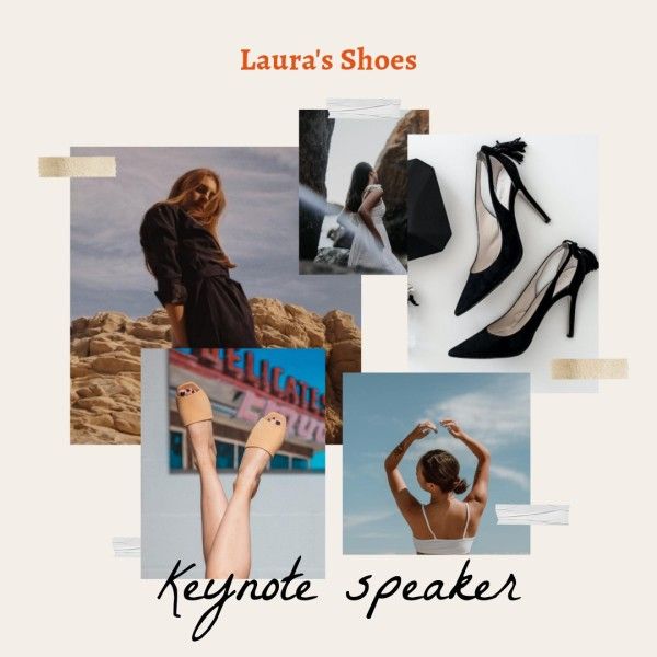 footwear, social media, photo, Women's High Heels Fashion Shoes Branding Marketing Instagram Post Template