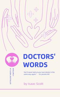 medical, hospital, clinic, Simple Doctor's Words Book Cover Template
