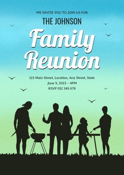 Family Reunion Night Party