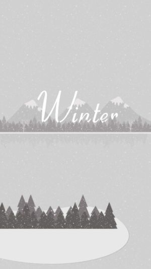 Winter Landscape Mobile Wallpaper