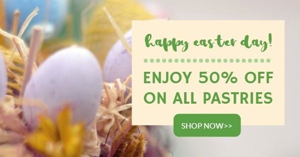 Easter Day Sale Facebook Ad Medium