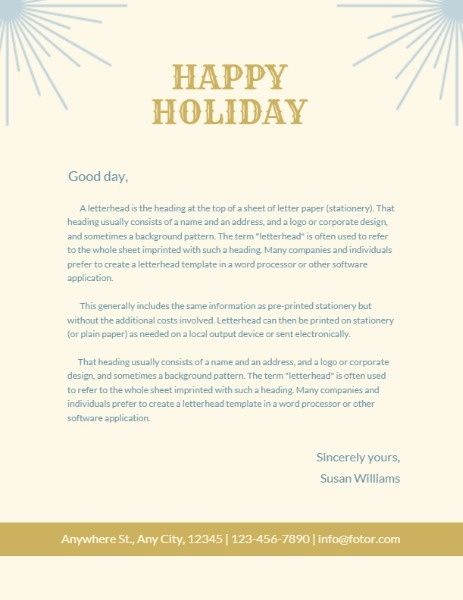 festive, life, santa, Snow Flake Holiday Greeting Letter Letterhead Template