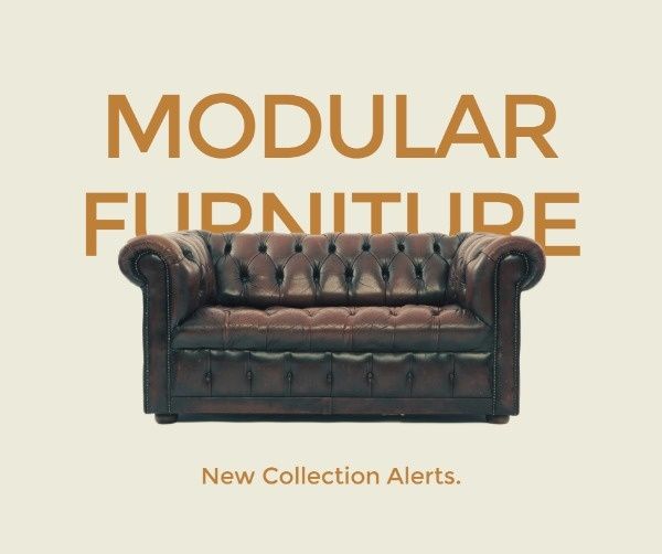facebook ad, advertisement, ads, Amazing Modular Furniture Facebook Post Template
