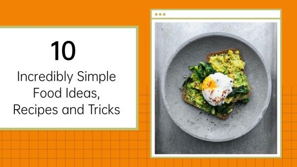 life, classic, eating, Orange Food Veggie Cocktail Recipe Youtube Thumbnail Template