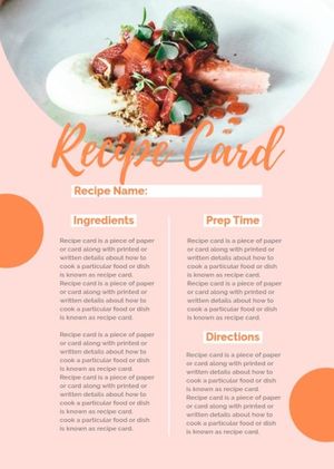 food, cooking, schedule, Pink Monthly Meal Plan Recipe Card Template