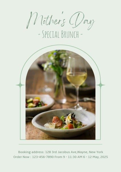 Brunch Especial Verde Venda Dia das Mães