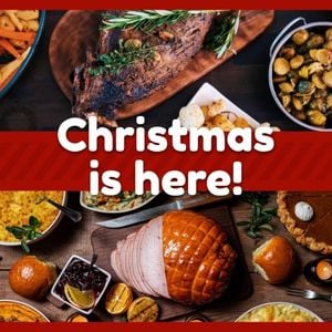 xmas, festival, holiday, Christmas Celebrating Instagram Post Template