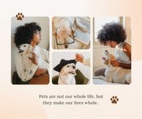 dog, photo, photo collage, Have Fun With Pets Facebook Post Template