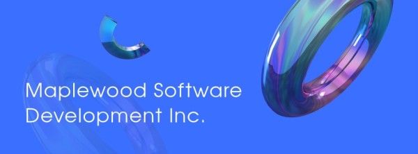 software development, application, firm, Blue Software Company Facebook Cover Template