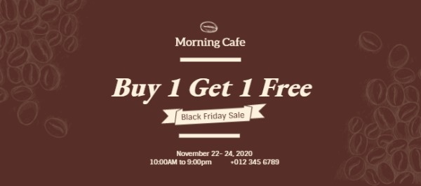 Black Friday Coffee House Special Offer 礼品券