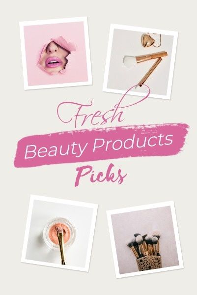 cosmetics, cosmetic, make up, Beauty Products Pinterest Post Template