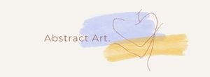 drawing, painting, simple, Abstract Art Facebook Cover Template