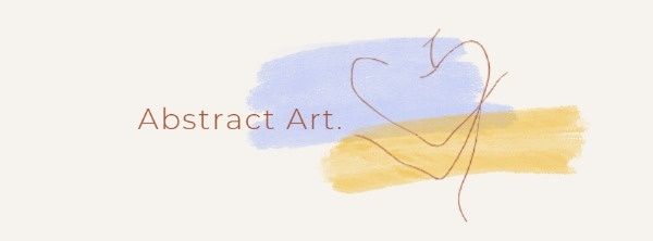 drawing, painting, simple, Abstract Art Facebook Cover Template