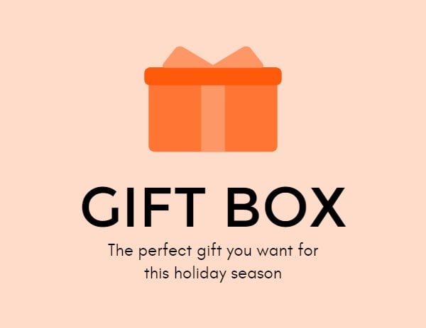 Gift Box Label