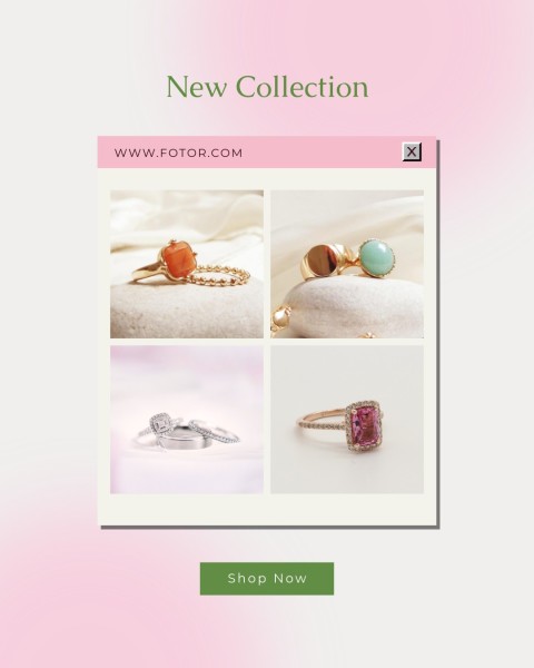 Pink Gradient Aesthetic Photo Collage Product New Collection