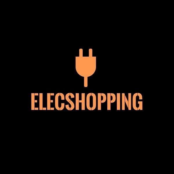 store, shopping, logo, Orange Electronics Shop Icon ETSY Shop Icon Template