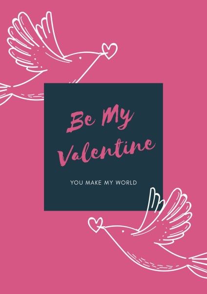 my valentine, love, celebration, Valentine's Day Poster Template