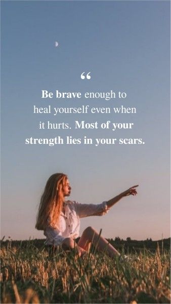 Be Brave Quote Wallpaper Mobile Wallpaper