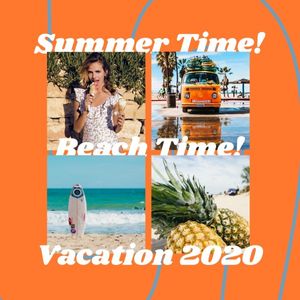 travel, vacation, trip, Summer Beach Collage Photo Collage (Square) Template