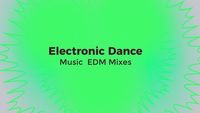 Green Electronic Dance EDM Mixes Youtube Channel Art