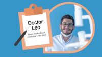 medical, hospital, physician, Doctor Channel Youtube Channel Art Template