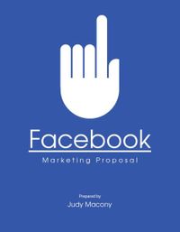 marketing proposals, business, design proposal, Simple Facebook Marketing Proposal Template