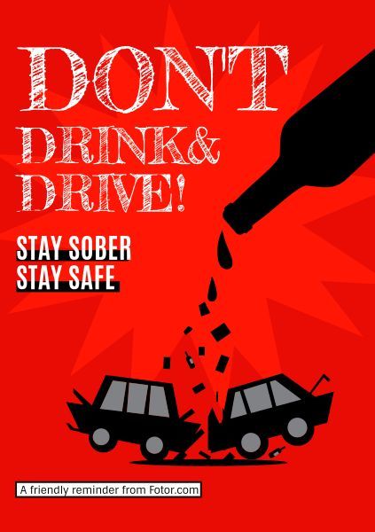 Drink And Drive Flyer