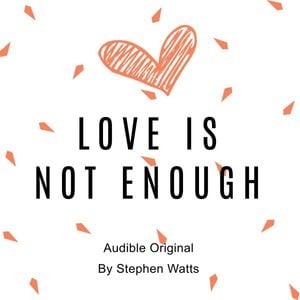 quote, heart, illustration, White Love Is Not Enough Podcast Cover Template