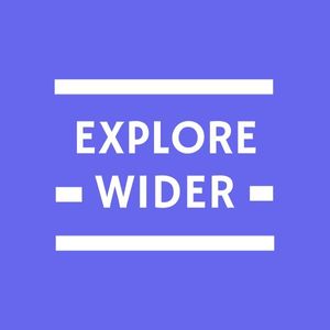 Blue Explore Wider Logo