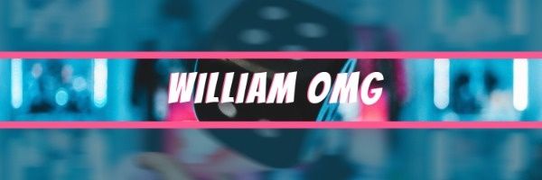 game, william omg, race, Dice Gaming Profile Banner Twitter Cover Template