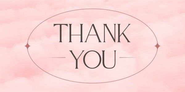 thanks, greeting, ceremony, Pink Minimalist Thank You Twitter Post Template