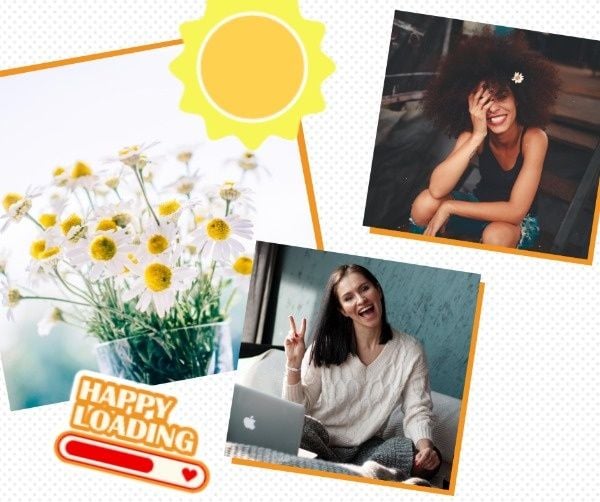life, holiday, instagram, Sunny Friday Happy Moments Sharing Facebook Post Template
