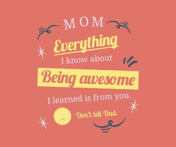 Best Mom Card  Facebook Post