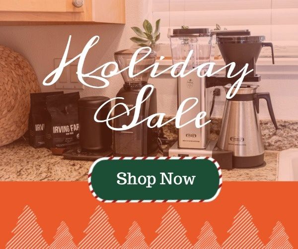 christmas, banner ads, discount, Kitchenware Holiday Sale Facebook Post Template