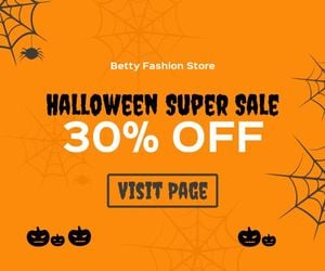 Fashion Store Halloween Super Sale Large Rectangle