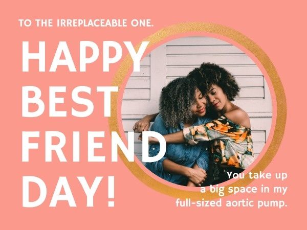 friends, friendship, happy best friends day, Happy Best Friend Day Card Template