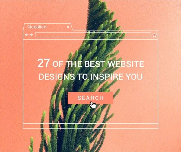 designs, inspire, website window, Website Design Facebook Post Template