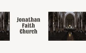 religion, parish, chapel, Black And White Simple Photo Church Services Business Card Template