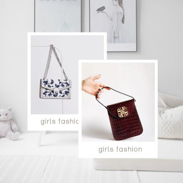 brand, brand building, discount, White Fashion BaWhite Fashion Bags Sale Instagram Post Template