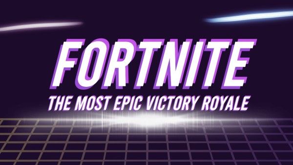 youtube end screen, end cards, end screen, Simple Purple Fornite Youtube Thumbnail Template