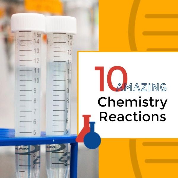 chemical, experiment, science, Chemistry Reactions Instagram Post Template
