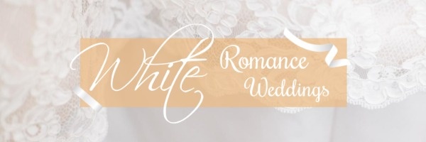 White Wedding Ceremony Ideas Twitter Cover