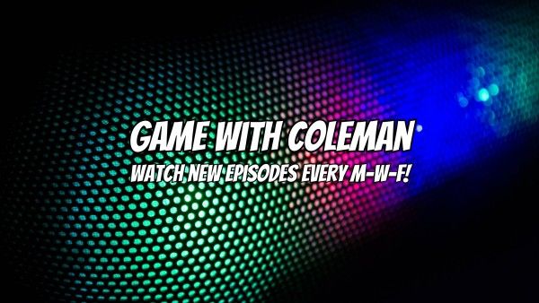 youtube end screen, end cards, end screen, Black Game With Coleman Youtube Channel Art Template