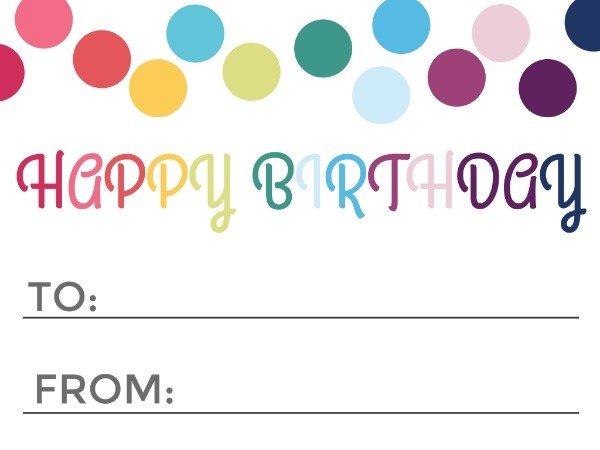 Happy Birthday Card Card